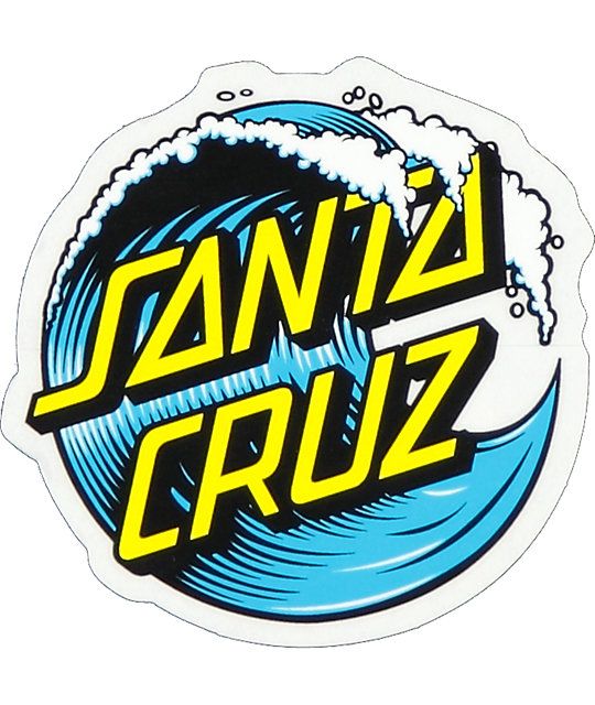 Sticker Santa Cruz Classic Dot 30cm - Tienda pegatinas skateboard Surfmarket