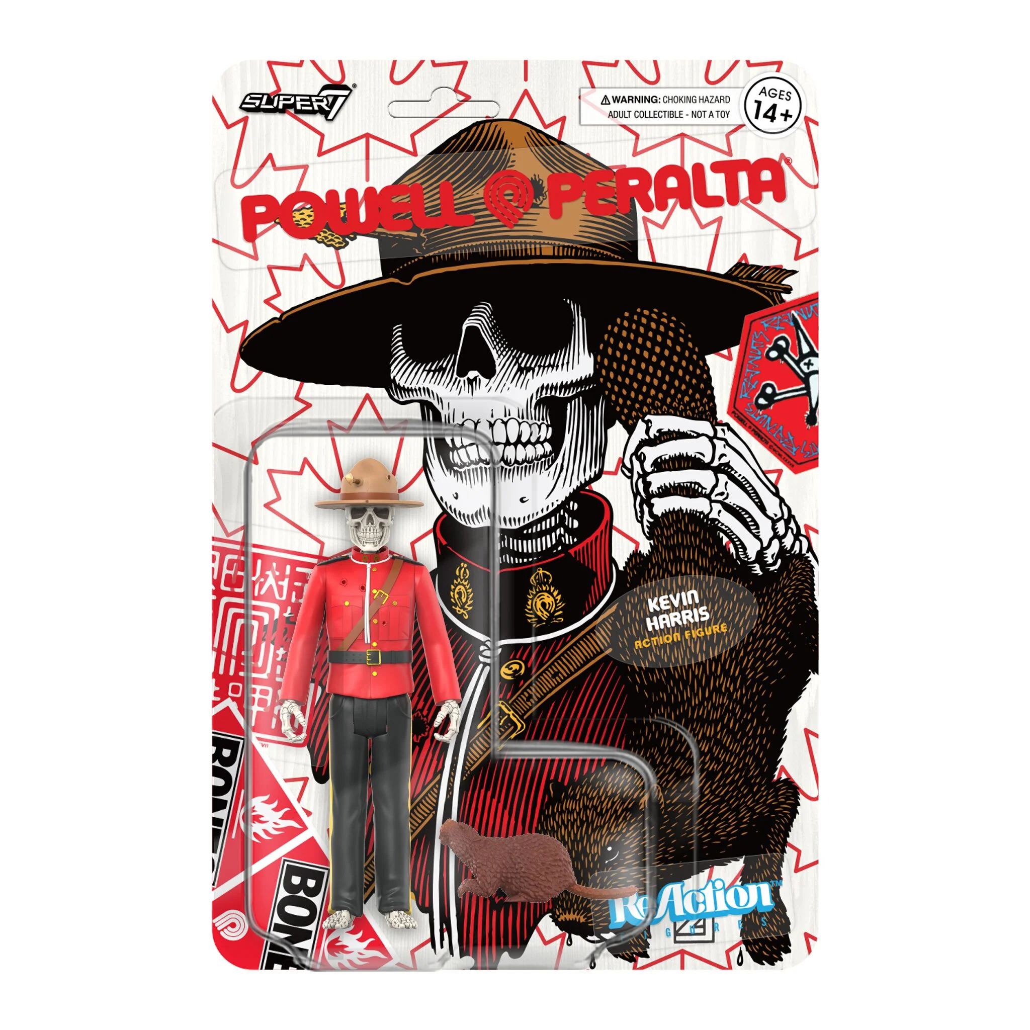 Peach and Bones Skateshop CDMX Super 7 Toy Kevin Harris Wave 4