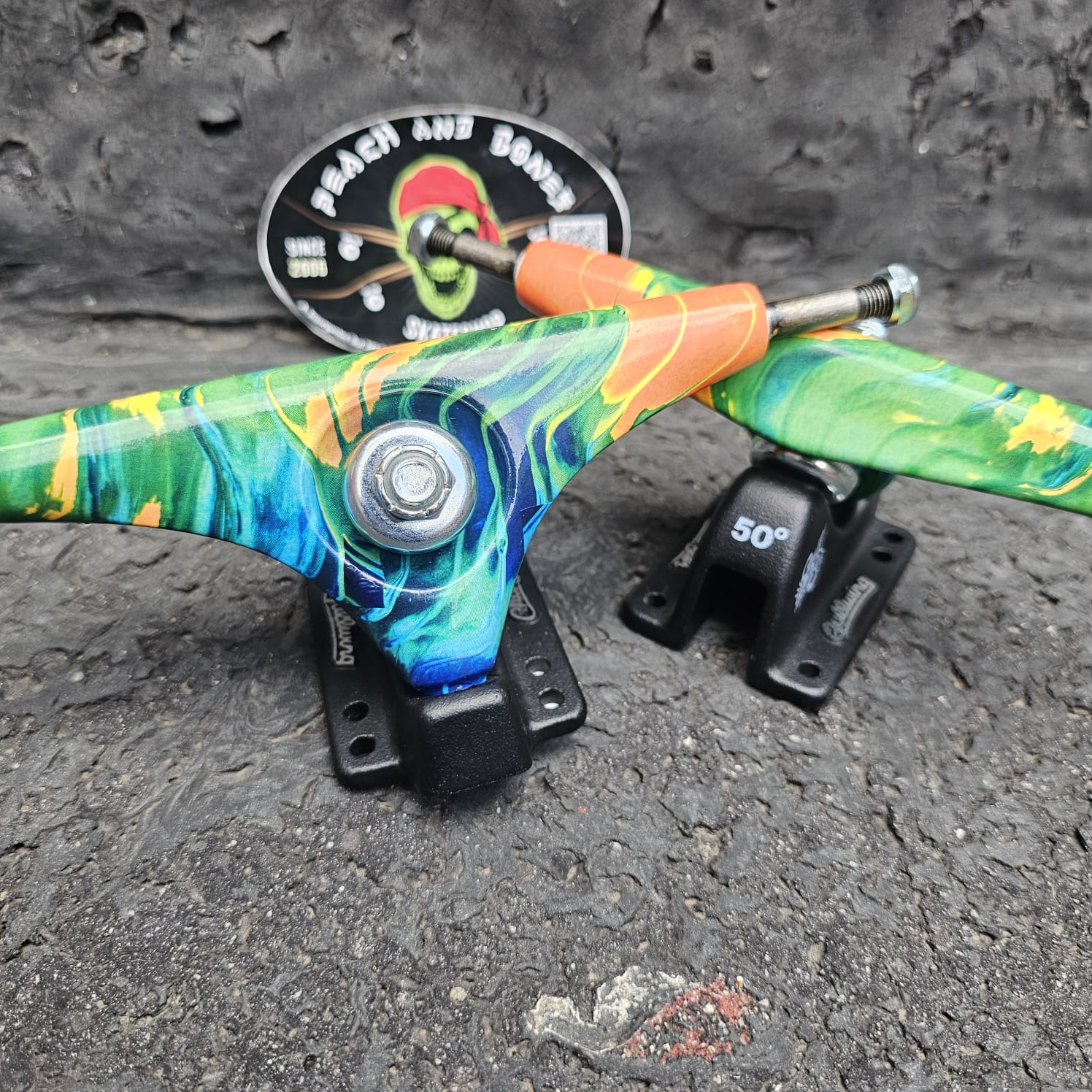 Peach and Bones Skateshop CDMX Gullwing Trucks Charger 9.0 Charger - Image 2