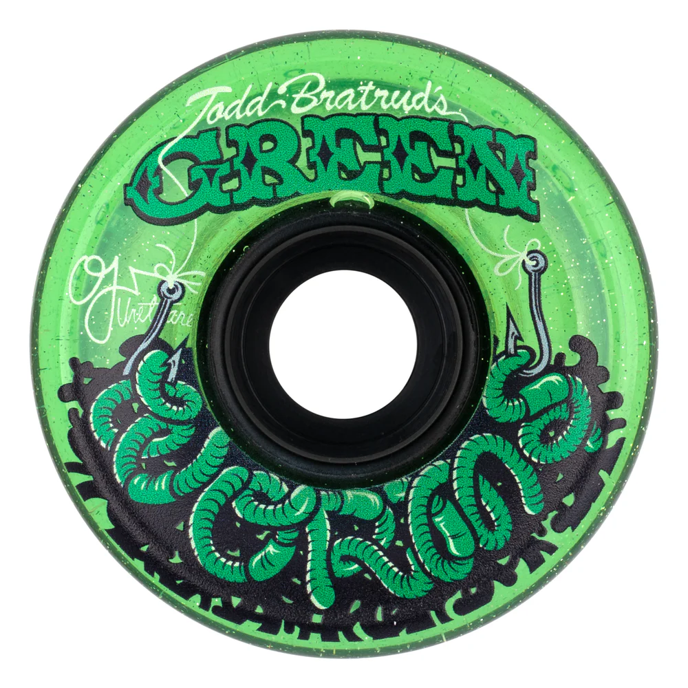 Peach and Bones Skateshop CDMX OJ Wheels 60mm 78A Green Worms Super Juice