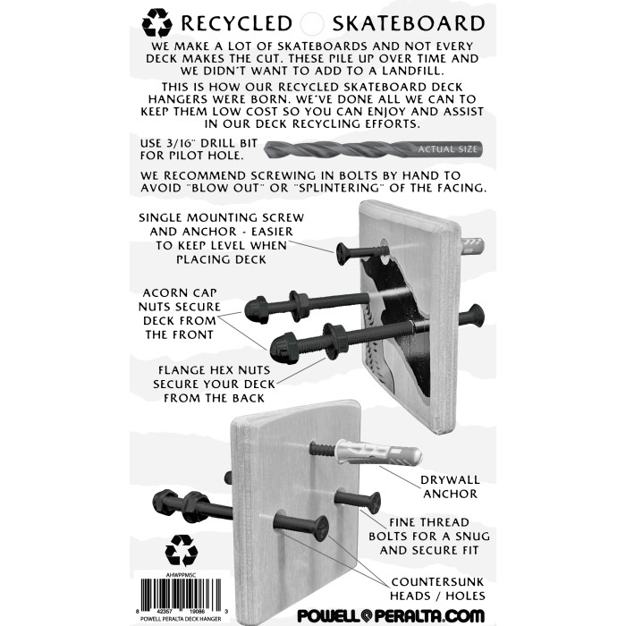 Peach and Bones Skateshop CDMX Powell Peralta Deck Hangers - Image 2