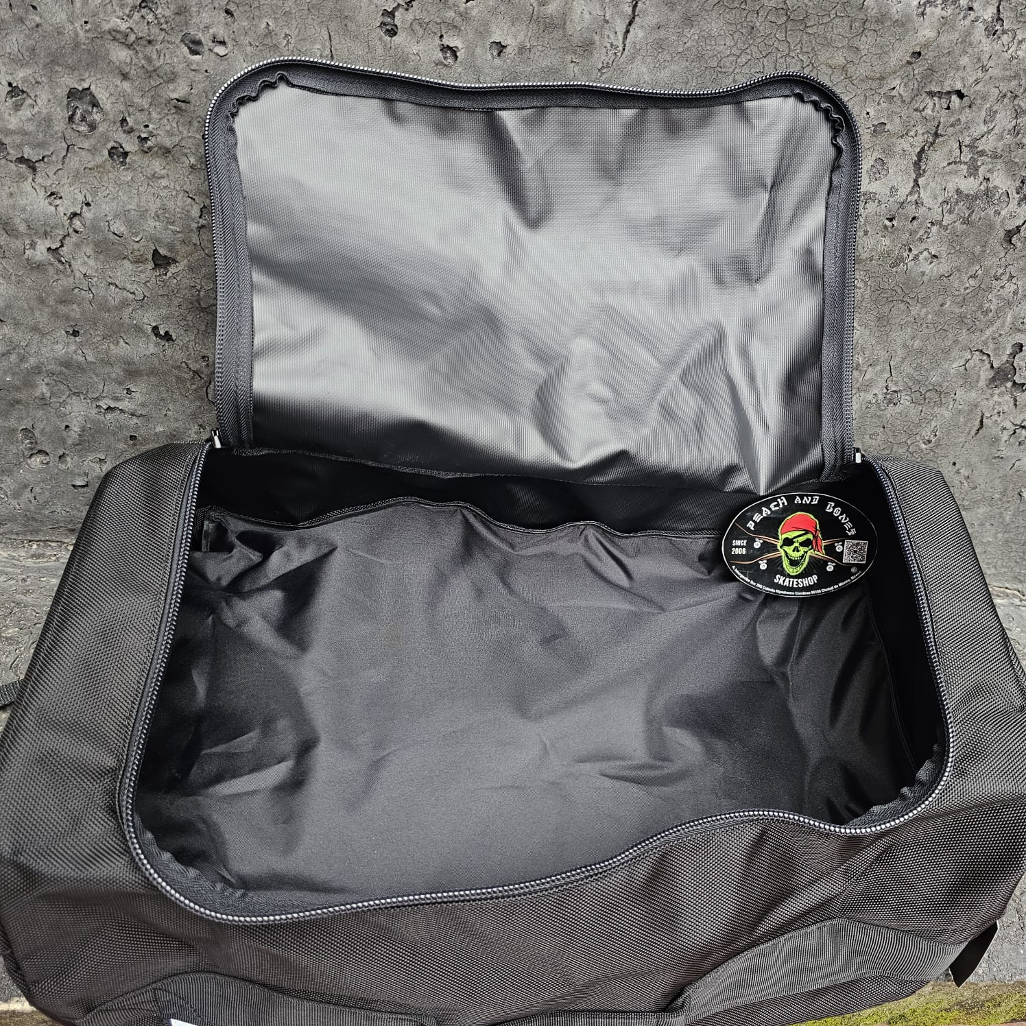 Peach and Bones Skateshop CDMX Triple 8 Backpack Gear 40 Duffel Bag - Image 6