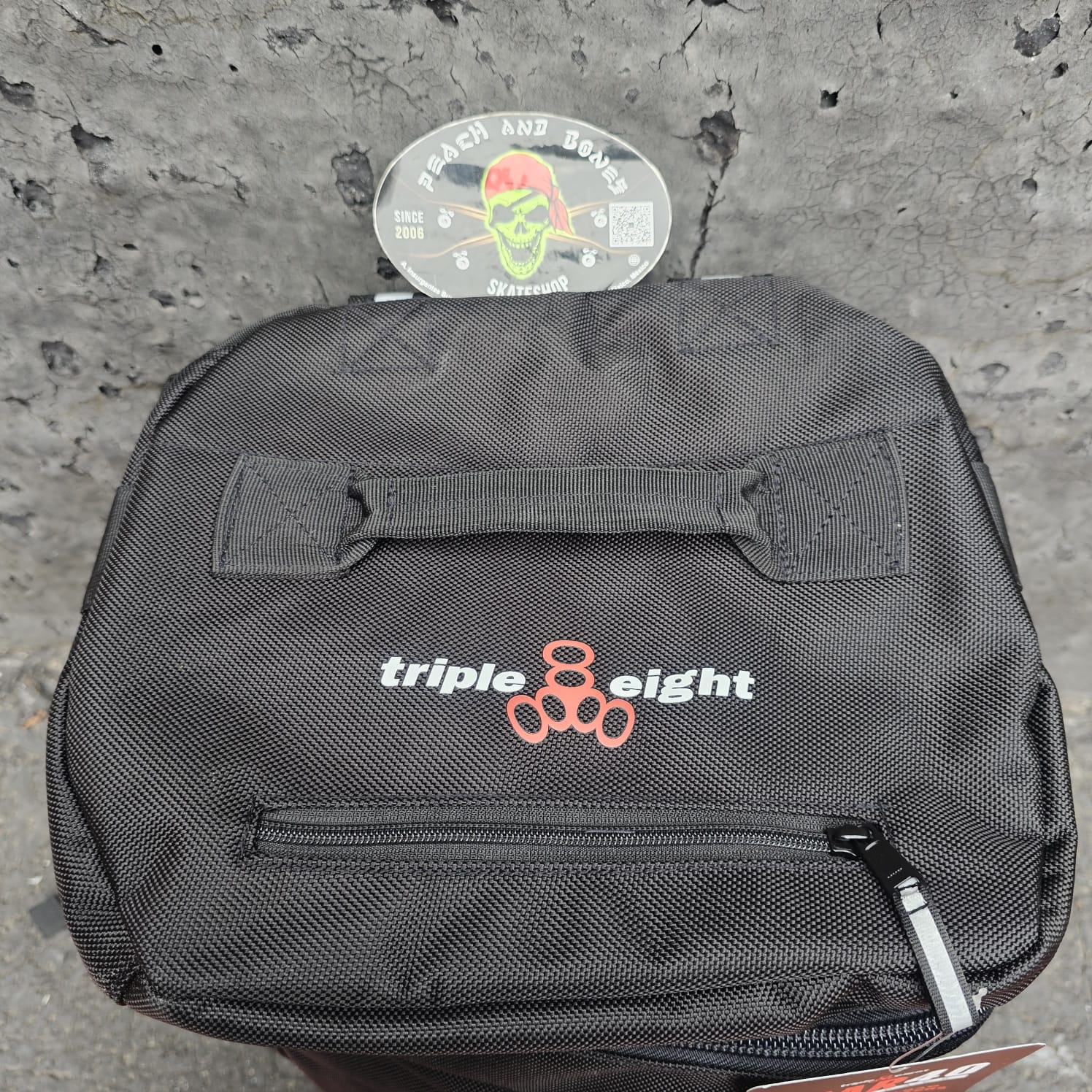 Peach and Bones Skateshop CDMX Triple 8 Backpack Gear 40 Duffel Bag - Image 8