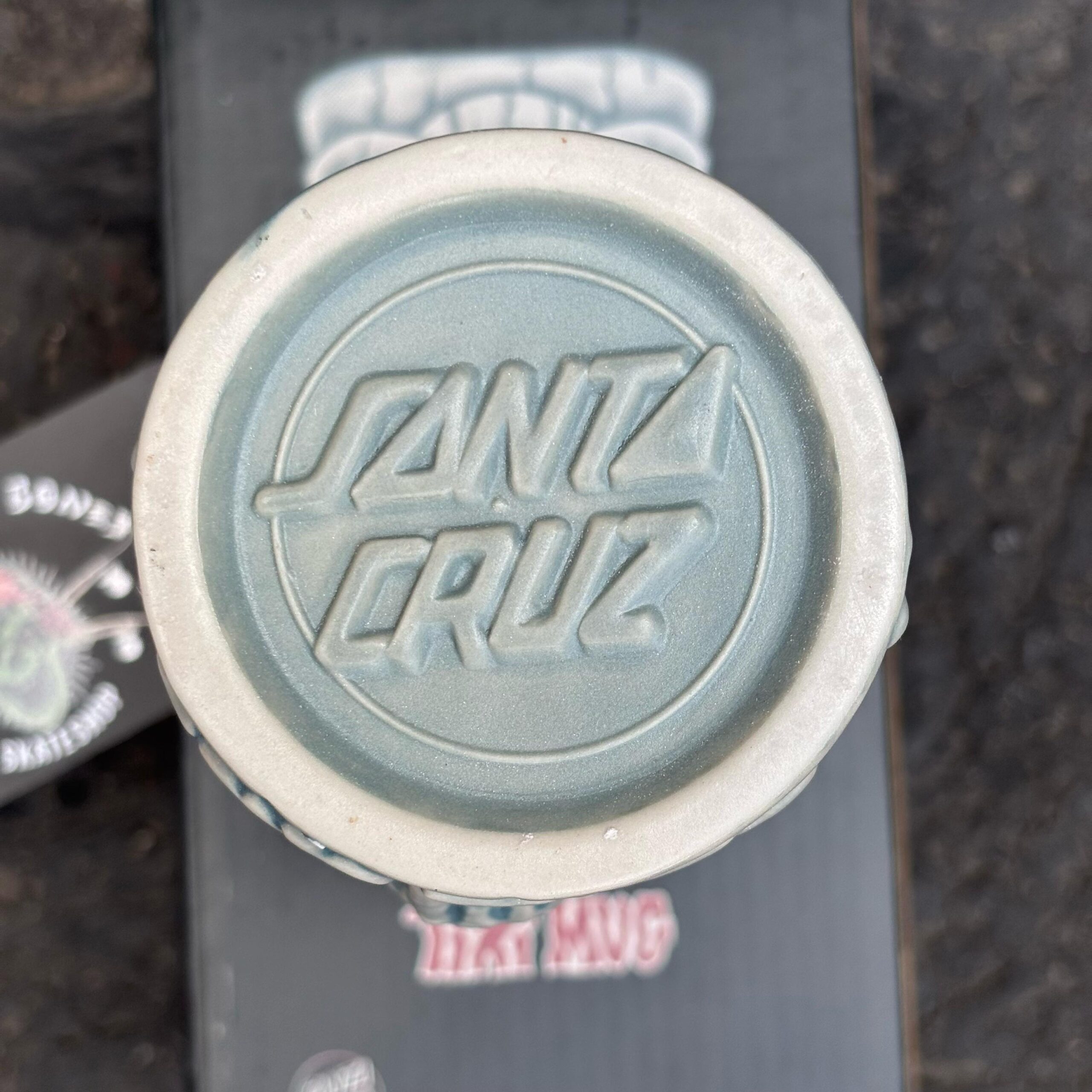 Peach and Bones Skateshop CDMX Santa Cruz Mug Roskopp Tiki Mug - Image 2
