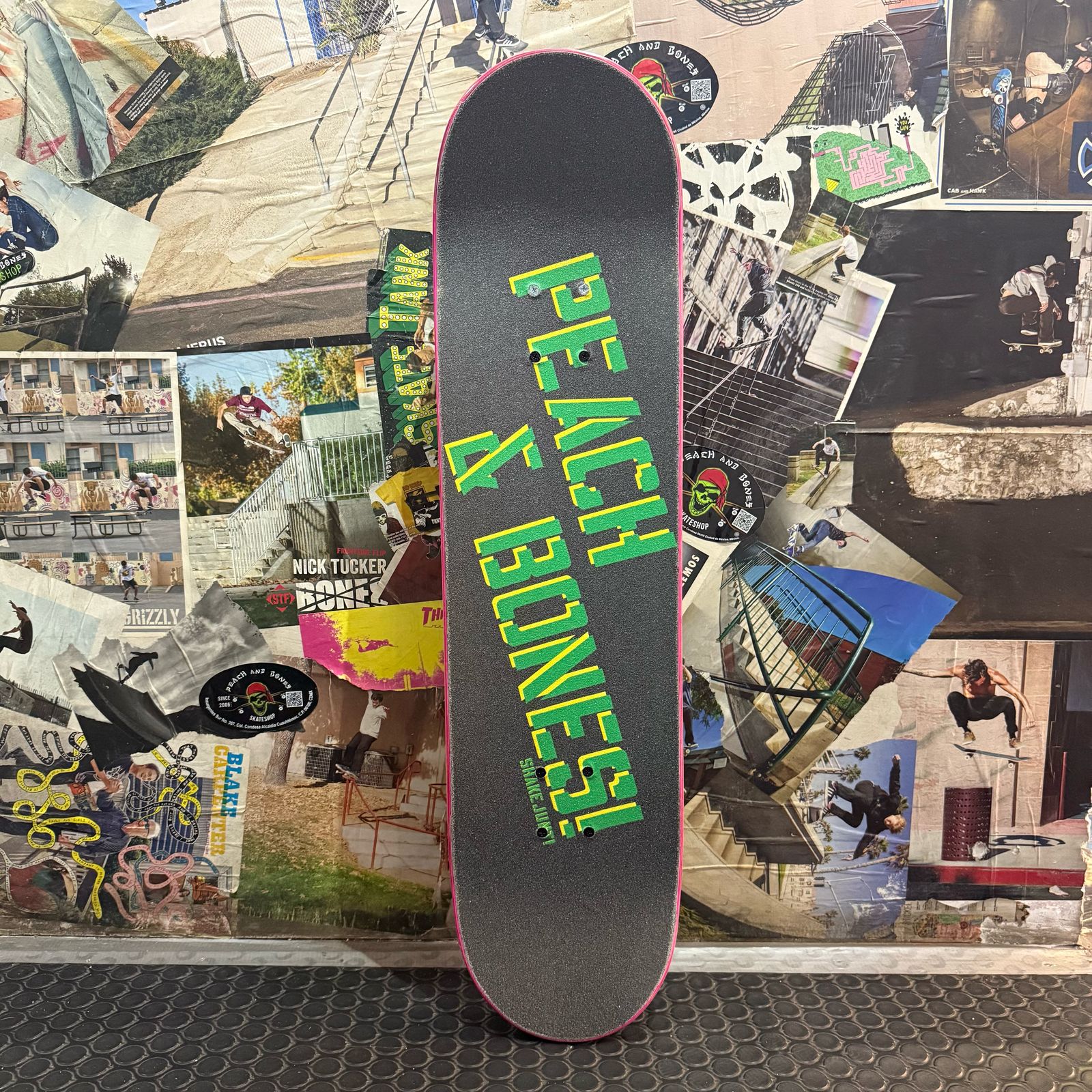 Peach and Bones Skateshop CDMX Tabla Chocolate 8.00 x 31.80 in Yonnie Cruz Archive COMPLETE 2 - Image 2