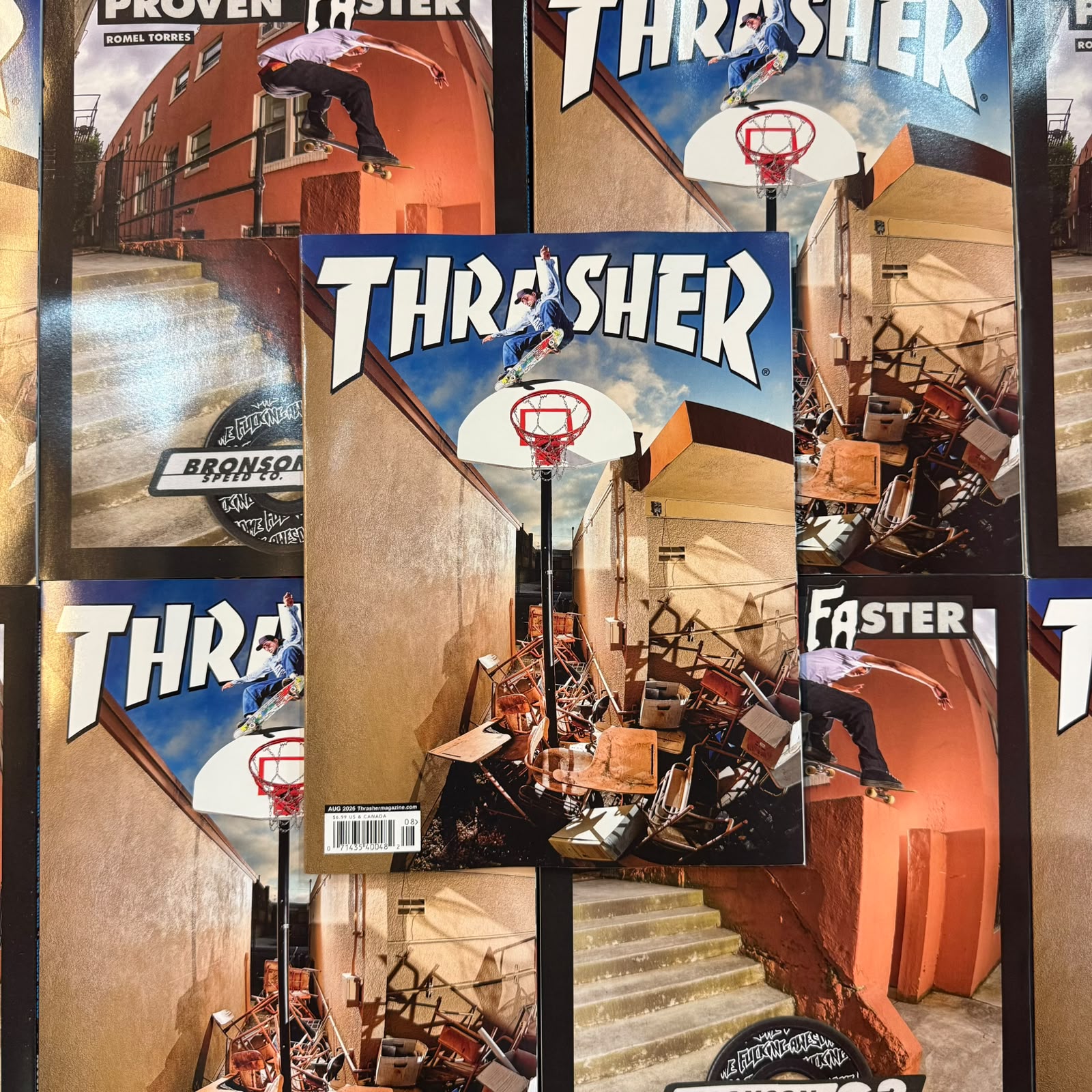 Peach and Bones Skateshop CDMX Thrasher Magazine Agosto 2026
